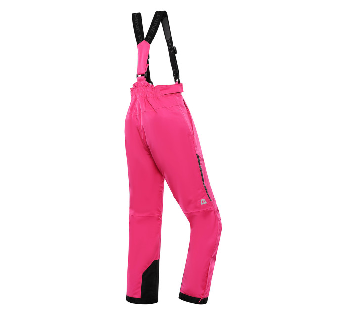 Dětské lyžařské kalhoty s membránou ptx ALPINE PRO OSAGO pink glo