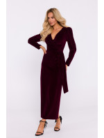 Made Of Emotion Dress M828 Maroon