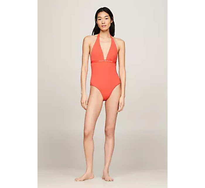 Dámský 1 kus HALTER ONE PIECE RP (EXT SIZES) UW0UW05259XMS - Tommy Hilfiger