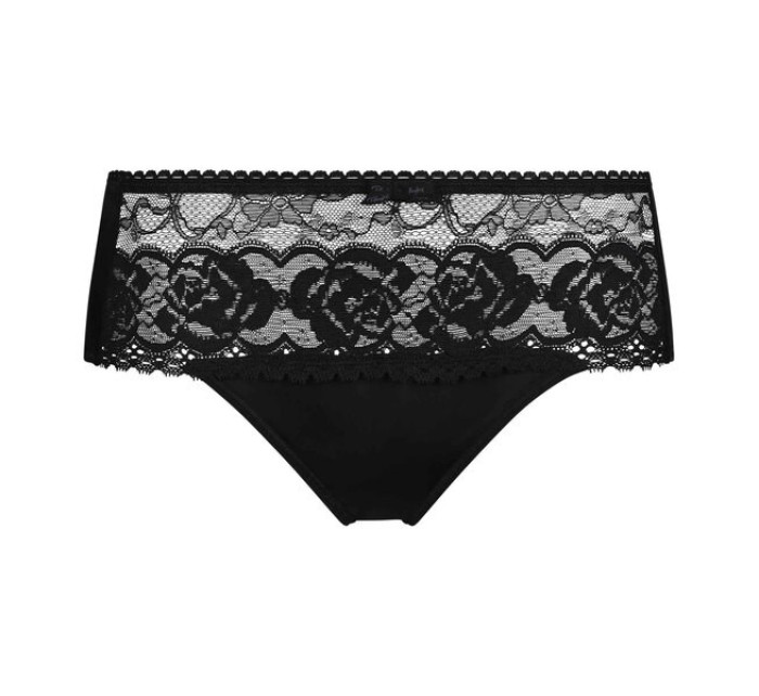 Dámské krajkové kalhotky FLOWER model 20491786 MIDI BRIEF  černá - Playtex