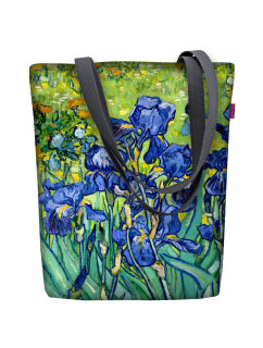 Bertoni Plátěná taška Sunny Irises Green