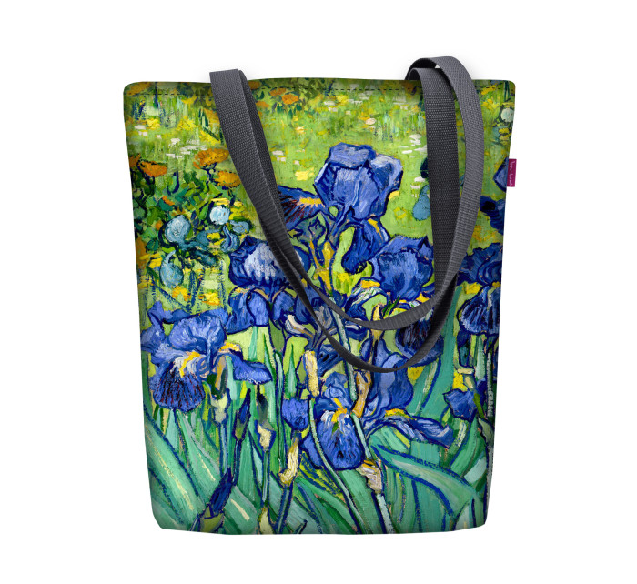 Bertoni Plátěná taška Sunny Irises Green