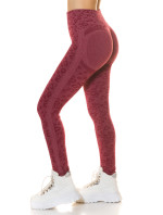 Sexy Highwaist Fitness Leggings "Leo" with Scrunch