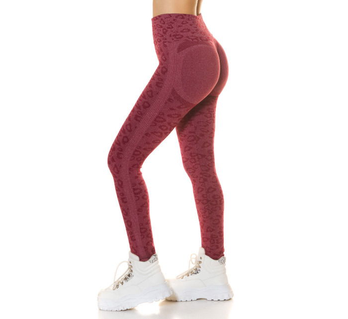 Sexy Highwaist Fitness Leggings "Leo" with Scrunch