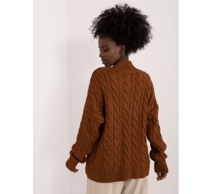 Sweter BA SW 0617.04 brązowy