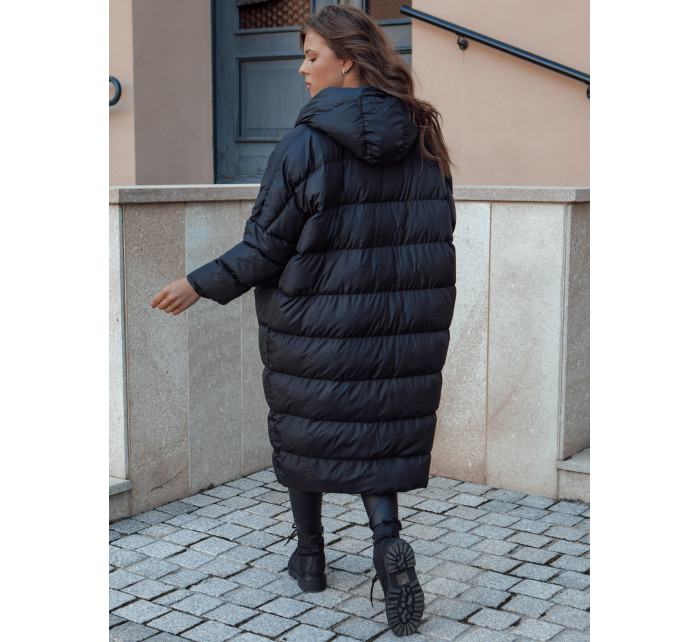 Dámská zimní bunda oversize s kapucí ANNIKA černá Dstreet TY4541