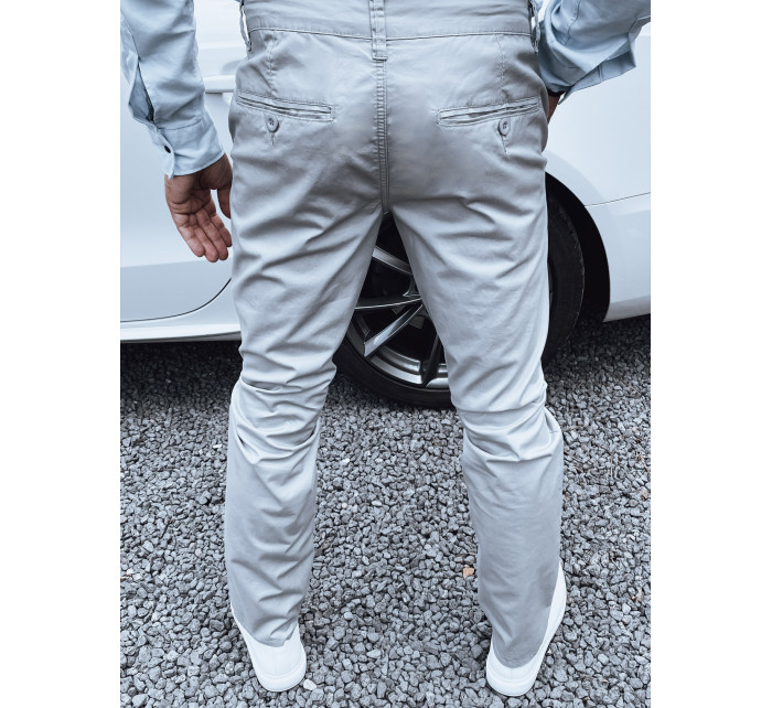 Pánské tmavě šedé chino kalhoty model 20455632 - Dstreet