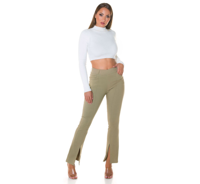 Sexy  Highwaist Pants with cut model 19627078 - Style fashion