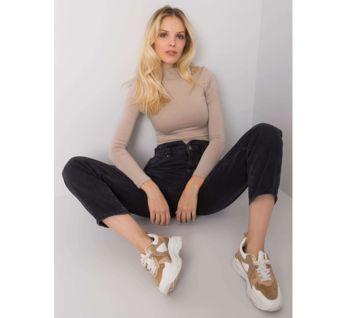 Černé mom jeans Alvana RUE PARIS