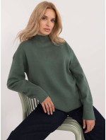 Sweter model 20497669 ciemny zielony - FPrice