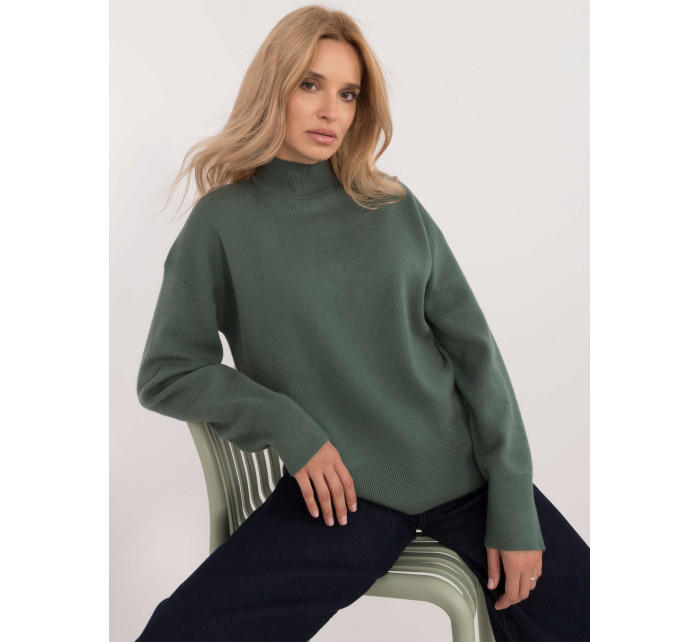 Sweter model 20497669 ciemny zielony - FPrice