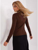 Sweter PM SW PM model 18900652 ciemny brązowy - FPrice