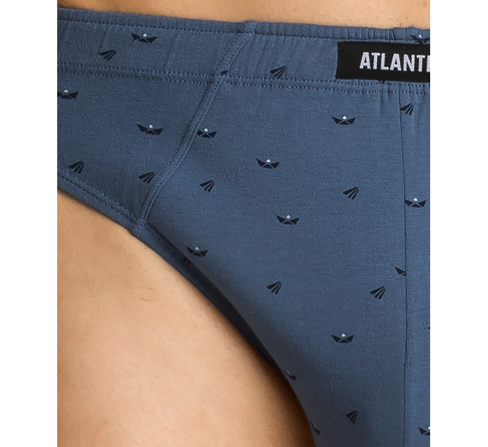 Pánské sportovní slipy ATLANTIC 3-PACK - grafit, námořnická modř, denim