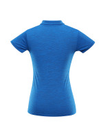 Dámské rychleschnoucí polo triko ALPINE PRO DONNA electric blue lemonade