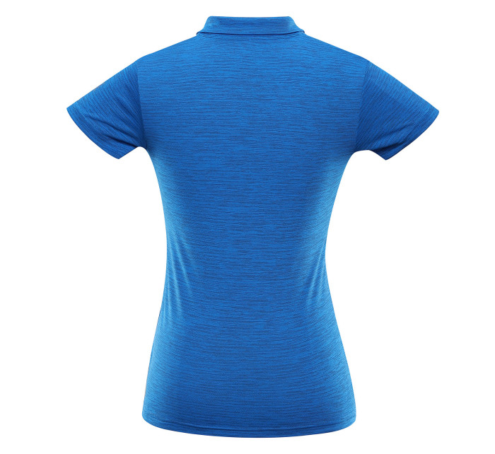 Dámské rychleschnoucí polo triko ALPINE PRO DONNA electric blue lemonade