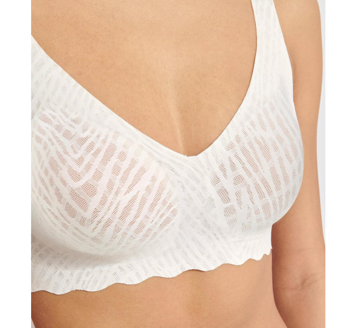 Dámská podprsenka ZERO Feel Bliss Soft bra - WHITE - ecru 00GZ - SLOGGI