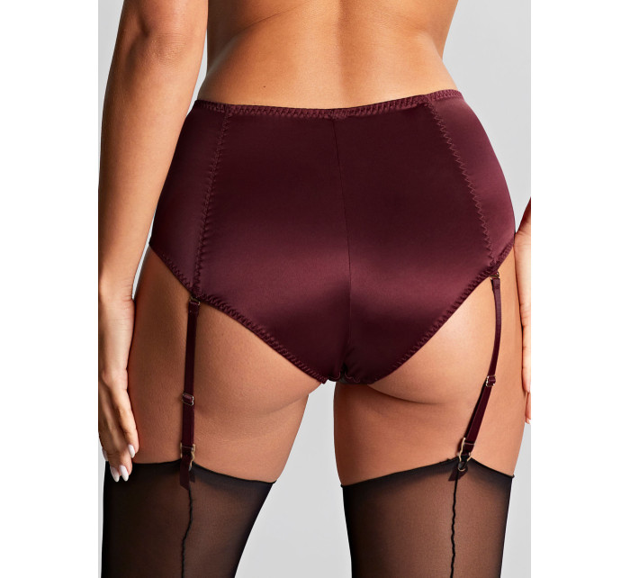 Panache Grace Suspender Brief bordeaux red 11074