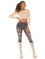 Sexy Musthave Highwaist Push-Up Jeans Used Look