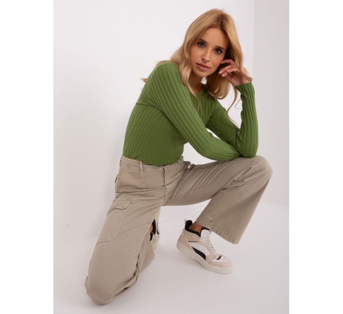 Sweter PM SW model 18900662 khaki - FPrice