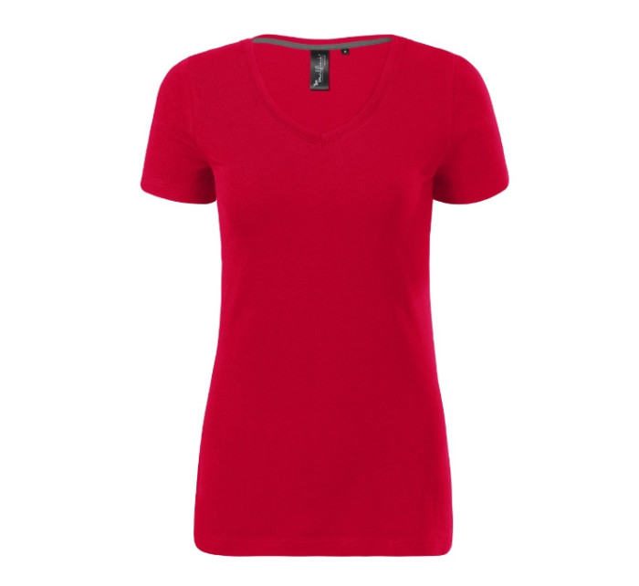 Action Vneck tričko dámské model 20642639 red - MALFINI, a.s.