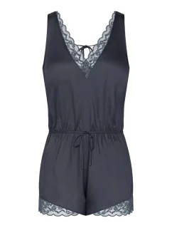 Dámský overal na spaní Silky Sensuality Romper - GRAY - šedý 00DK - TRIUMPH
