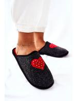 Household slippers Panto Fino II267009 Black-Red