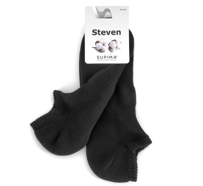 Pánské ponožky 157 Supima black - Steven