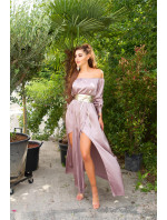 Sexy Koucla Satin-Look Maxidress