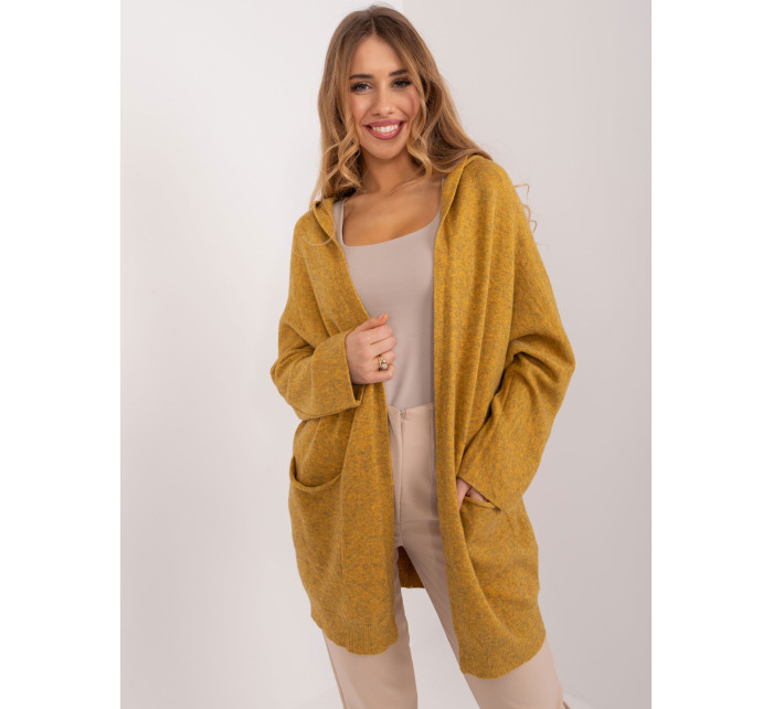 Sweter PM SW B418.39X ciemny żółty