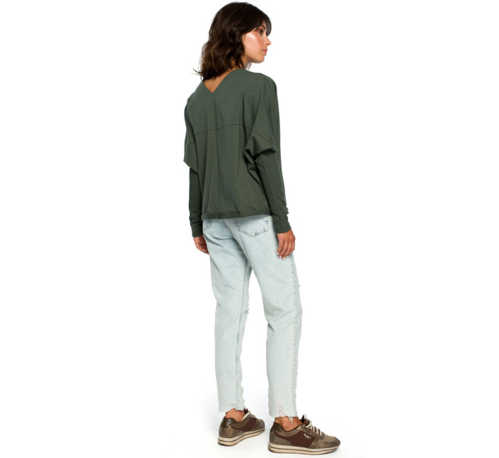 Mikina BeWear B094 Military Green