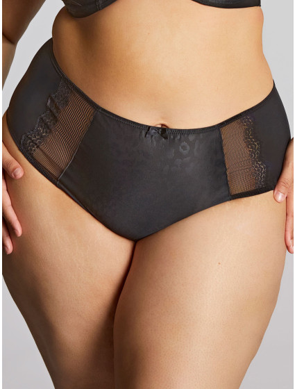 Sculptresse Esme Deep Brief black animal 10924