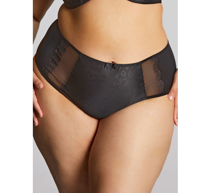 Sculptresse Esme Deep Brief black animal 10924