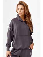 Mikina s kapucí model 20121121 Hoodie Dark Grey - Rough Radical