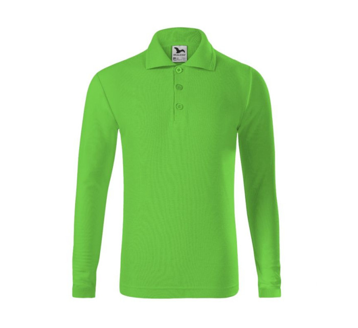 Polokošile Malfini Pique LS Jr MLI-24192 apple green