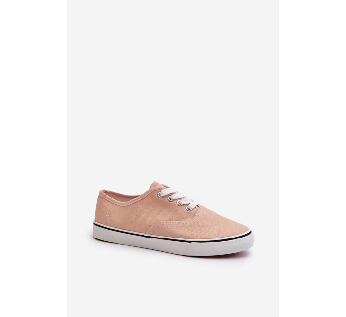 Klasické Dámské Sneakers Sneakers Pink Olvali