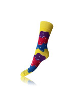 Dárková krabička zábavných crazy ponožek 4 páry CRAZY SOCKS BOX - BELLINDA - modrá