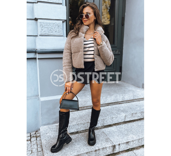 Dámská prošívaná bunda CELESTIAL camel Dstreet TY3906