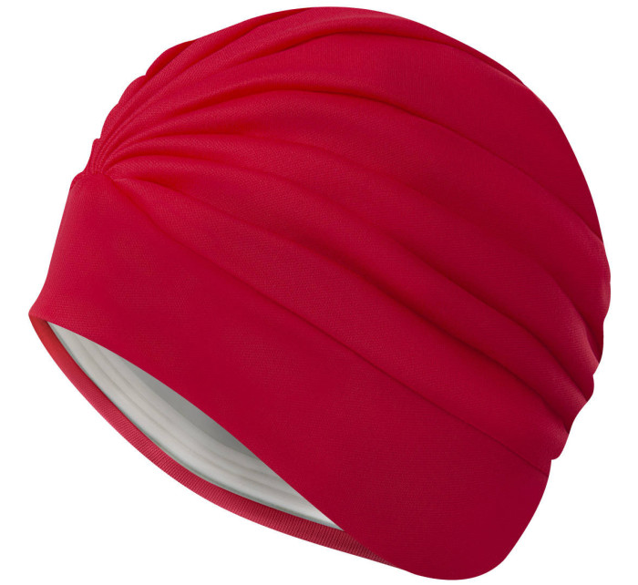 AQUA SPEED Plavecká čepice Turban Červený vzor 31