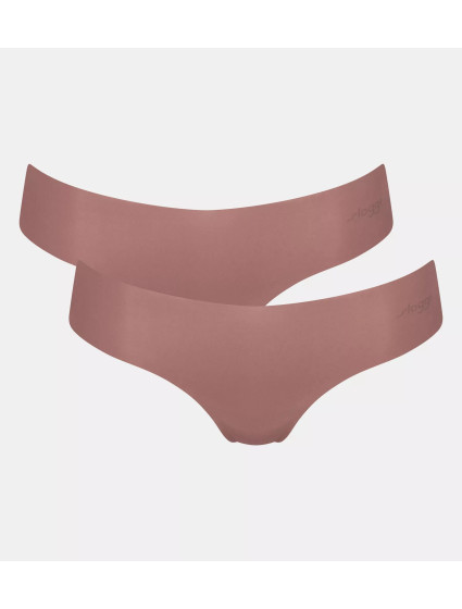 Dámské kalhotky ZERO Microfibre 2.0 Hipstring 2P - CACAO - hnědé 1141 - SLOGGI