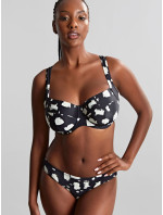 Swimwear Black Sand Balcony Bikini black sand print SW1722A