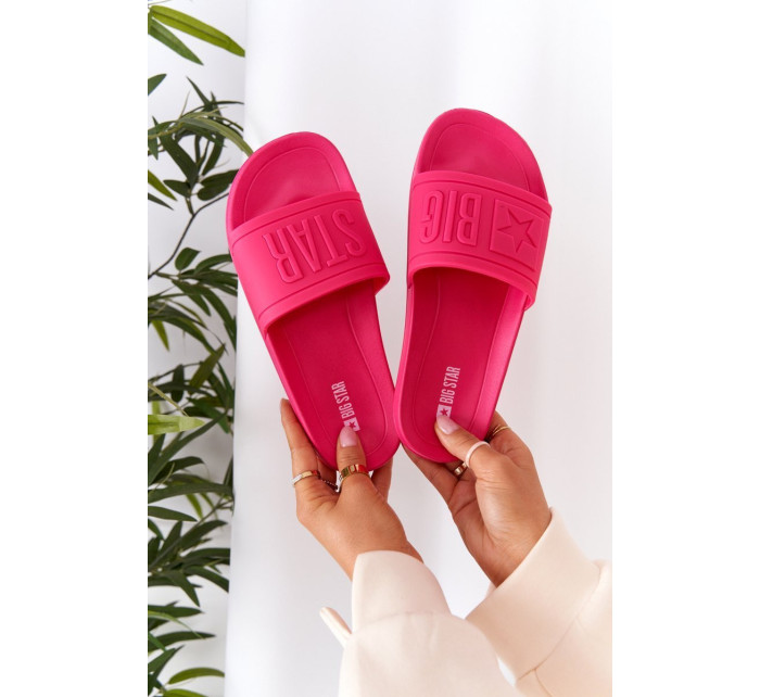 Women's Slippers Big Star HH274A039 Fuchsia