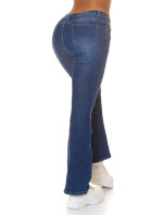 Sexy Highwaist Wide Leg Jeans in Used Look