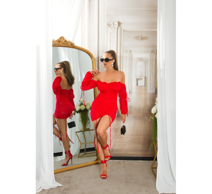 Sexy Koucla model 20190820 Lace Minidress - Style fashion