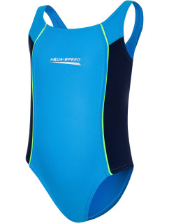 AQUA SPEED Plavky Luna Blue/Green/Navy Blue vzor 24