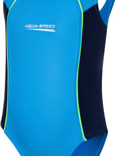 AQUA SPEED Plavky Luna Blue/Green/Navy Blue vzor 24