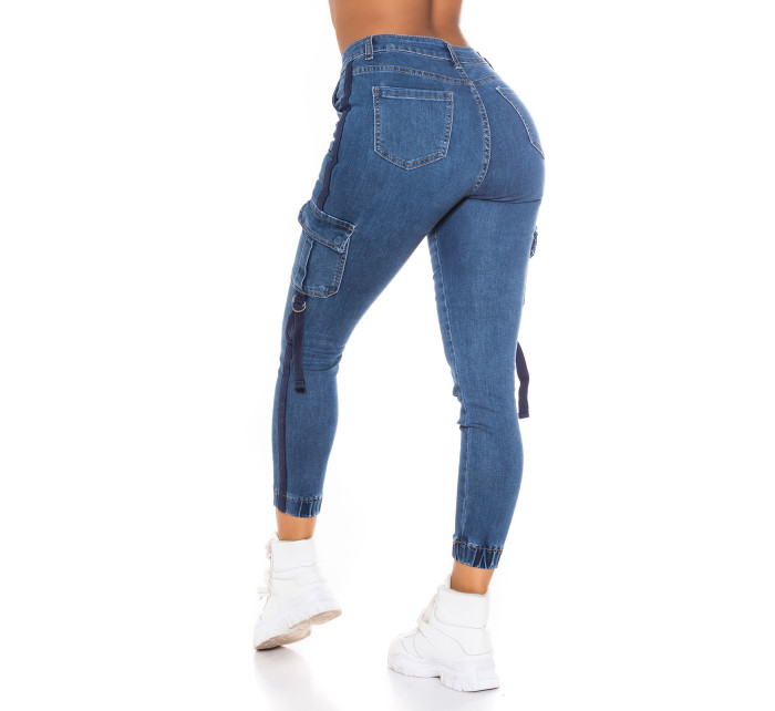 Trendy Highwaist Cargolook Jeans