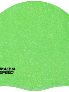 AQUA SPEED Plavecká čepice Reco Green Pattern 11