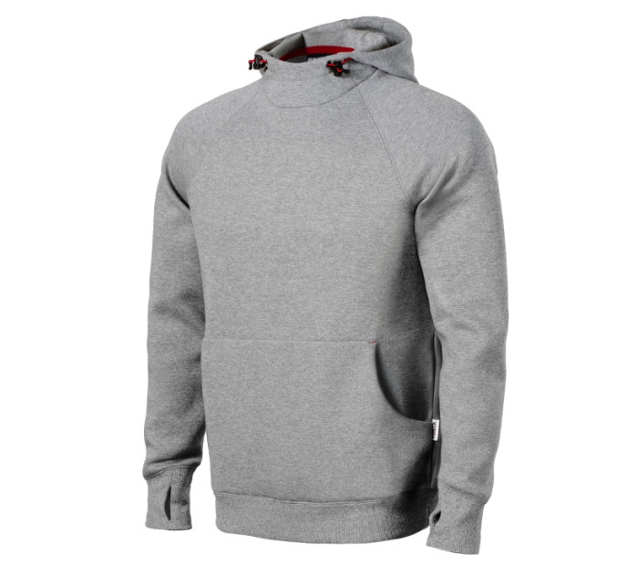 Vertex Hoodie mikina pánská tmavě šedý melír