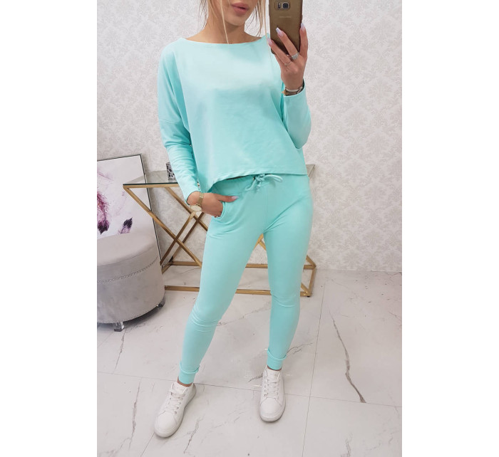 Set s oversized halenkou mint