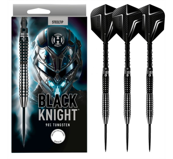 Šipky Harrows Black Knight 90% steeltip